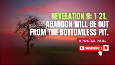REVELATION 9 1-21. ABADDON WILL BE OUT FROM THE BOTTOMLESS PIT.