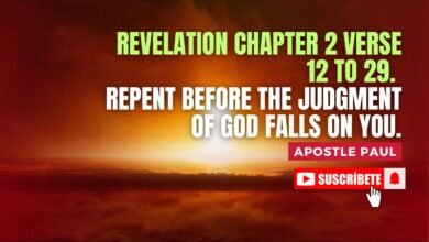 REVELATION CHAPTER 2 VERSE 12 TO 29. REPENT BEFORE THE JUDGMENT OF GOD FALLS ON YOU.