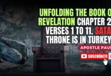 UNFOLDING THE BOOK OF REVELATION CHAPTER 2 VERSES 1 TO 11. SATAN THRONE IS IN TURKEY.